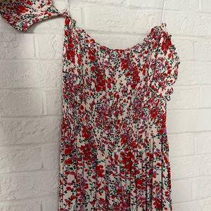 Lulus floral midi dress